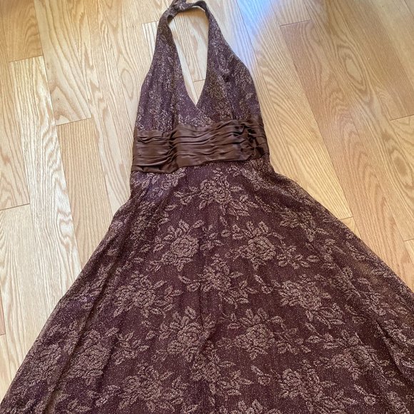 Halter Top Cocktail Dress - Picture 1 of 5